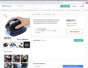 Kompjuterski miševi: Ergonomski vertikalni miš sa podesivom podrškom za dlan - Vertikalni — 23