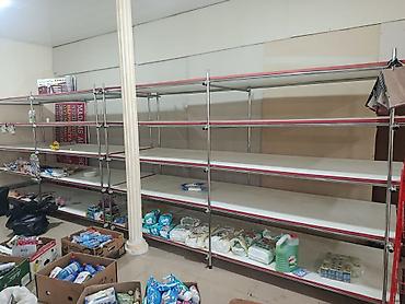 divar rəf: Mağaza üçün metal karkaslı vitrin rəfləri - Modul konstruksiya — 5