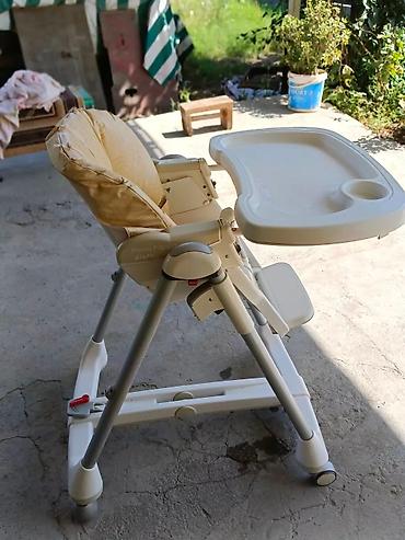 Стульчики для кормления: Удобный и функциональный детский стульчик для кормления в бежевых — 3