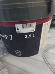 divar boyalari: Remontdan artiq qalib istifade olunmayb Tikkurila Euro Power 7 divar