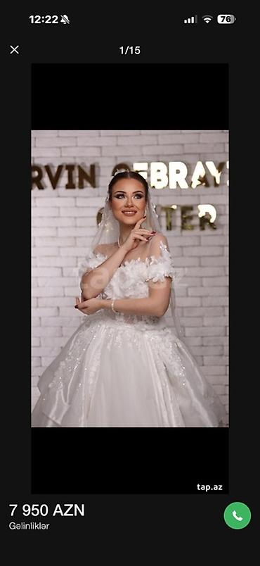 3d şəkillər: Məhsul: Gəlinliklər (koleksiya) Təsvir: - Klassik A-kəsim və — 1