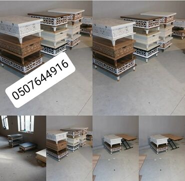 Masalar: Jurnal masası, Yeni, Açılmayan, Laminat, Dördbucaq masa — 6