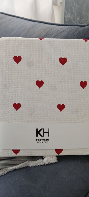 Yorğan üzləri: Pike yataq desti. Yenidir. Yay ucun en rahat en serin destdir — 11