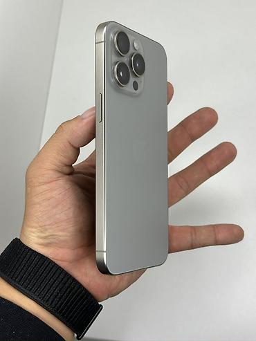 Техника и электроника: IPhone 15 Pro Max, Б/у, 256 ГБ, Natural Titanium, 96 % — 6