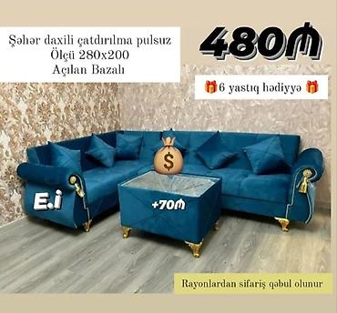 pufiklər: Künc divan, Yeni, Açılan, Bazalı, Vеlur parça, Şəhərdaxili pulsuz çatdırılma — 1