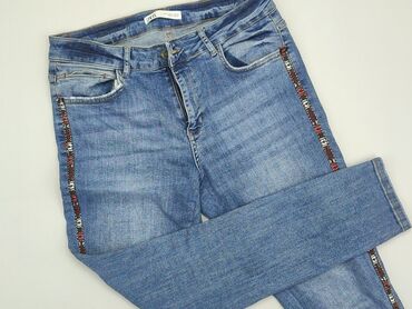 spódnice z piórami zara: Jeans, Zara, XL (EU 42), condition - Good