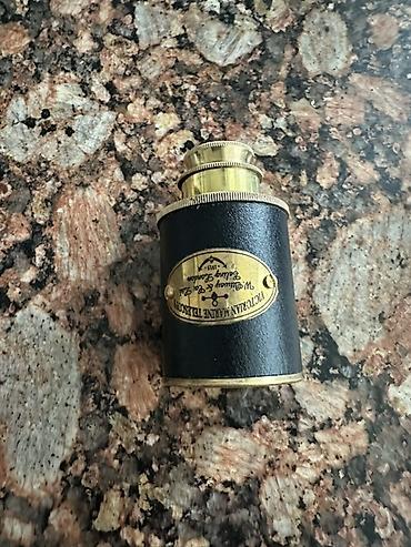 Телескопы: Vintage kompakt dəniz binoklları (iki ədəd) - Material: pirinç — 2