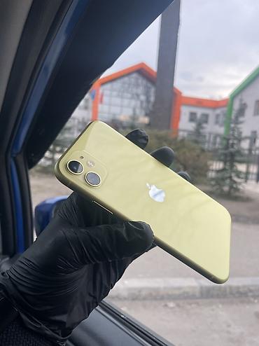 Apple iPhone: IPhone 11, Б/у, 64 ГБ, Желтый, 78 % — 1