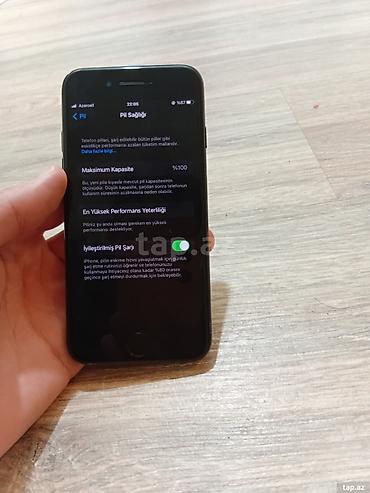 ios 7: IPhone 7, 32 GB, Qara, Barmaq izi — 9