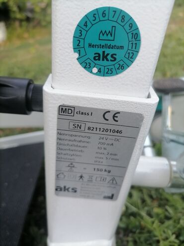 Hodalice, štake, štapovi za hodanje, kolica za hodanje: Aks Torneo II pomoćno sredstvo za stajanje-aktivni Aku kran kao nov — 10