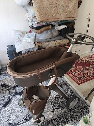 ходунки рыбки: Коляска, Stokke, цвет - Коричневый, Б/у — 2