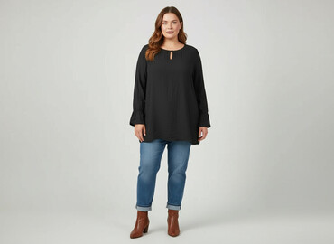 t shirty damskie plus size: C&A, Туніка жіноча, розмір 4XL