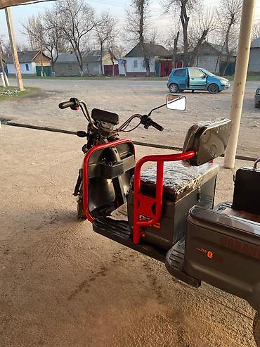 Другой электротранспорт: Электрический трицикл (грузо‑пассажирский) - Компоновка: три колеса — 4