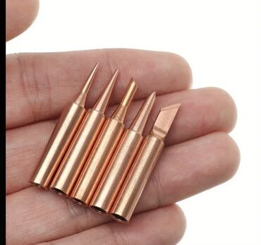 сварочный аппарат: Lehimləmə üçün mis ucluq dəsti - Material: tam mis - Uyğunluq: 6 mm