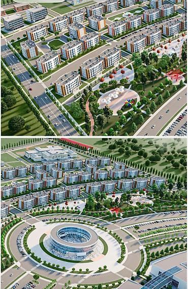 green hills: 2 комнаты, 68 м², Пригородное с. Элитка, 4 этаж, ПСО (под самоотделку) — 3