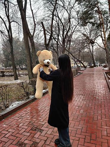 Игрушки: Мишка 1 метр Бесплатная доставка 🧸60 см 1000 сом (Бесплатная — 10