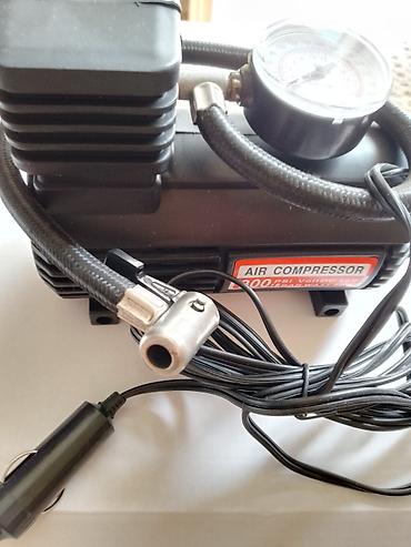 burbul: Prenosni auto kompresor za vazduh – 12V, sa ugrađenim manometrom - — 5