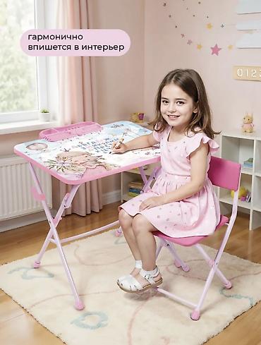 детский обеденный столик: Комплект детского стола и стула, Новый, Платная доставка — 9