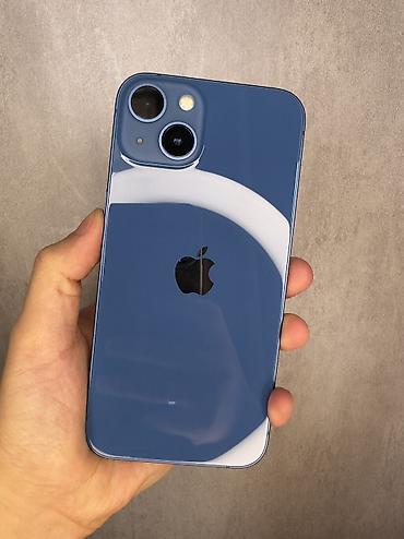 Apple iPhone: IPhone 13, Б/у, 256 ГБ, Синий, Чехол, 76 % — 1