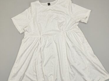 biała krótka sukienki na wesele: Sukienka, XL, Shein, stan - Bardzo dobry