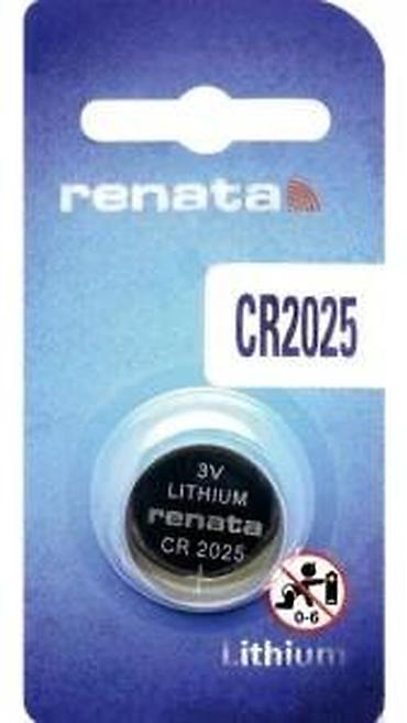 Baterije: Renata CR2025 litijumska dugmasta baterija – 3V - Tip: CR2025 (coin — 15