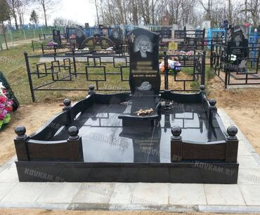 Ритуальные услуги: Изготовление табличек, Облицовка надгробий, Уход за могилами | Травертин, Габбро, Гранит | Оформление — 21