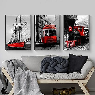 Модульные картины: Картины готовые/В наличии! Современный арт в матовых рамках для вашего — 9