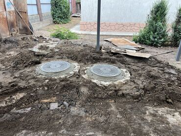 Железобетонные (ЖБИ) кольца для септика: Железобетонное (ЖБИ) кольцо для септика Размер: 200 x 90 x 10 см, Платная установка, В розницу — 5