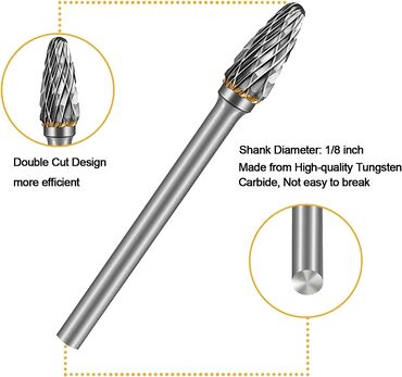 Digər alətlər: Yonmaq üçün ucluqlar, həm taxta üçün olanı var həm metal üçün olanı — 4