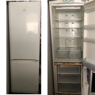 холодилник для мяса: Холодильник Indesit, Б/у, Двухкамерный