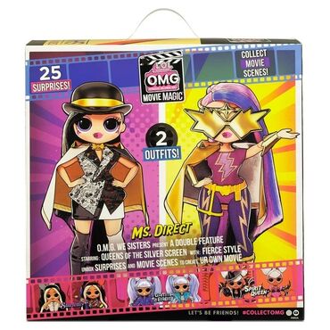 Ножи: L.O.L. Surprise! O.M.G. Movie Magic – Ms. Direct kukla seti “The