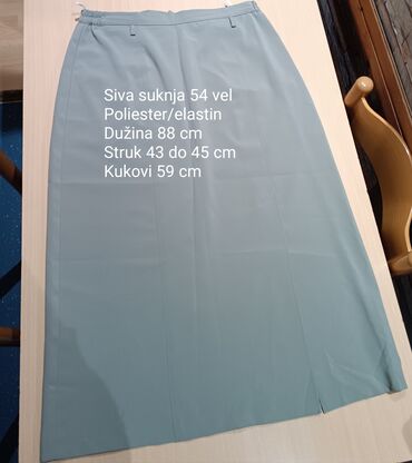 kožna suknja stradivarius: 5XL (EU 50), 6XL (EU 52), 7XL (EU 54), Midi