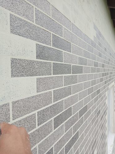 Fasad işləri: AMK FASAD HƏM SƏRFƏLİ HƏM KEYFİYYƏTLİ.Ev üçün üzlük materialı, kərpic — 17