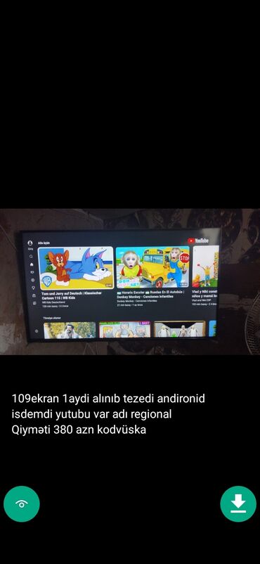 Televizorlar: İşlənmiş Televizor LG 82" — 17