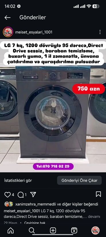 Paltaryuyan maşınlar: Paltaryuyan Anbardan satiş.Qimətlər aşagida qeyd olunub.Ünvana — 81