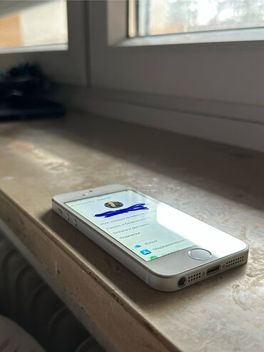 Техника жана электроника: IPhone 5s, Колдонулган, 32 ГБ, Ак, 88 %