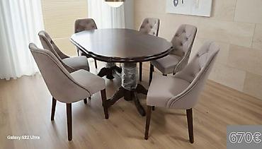 Setovi stolova i stolica: Trpezarijski setovi stolova i stolica, više modela. Detalji dizajna i — 8