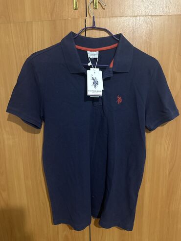 женские рубашки us polo assn: Футболка S (EU 36), цвет - Синий
