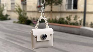 chanel chanta: Mini çanta formalı brelok/aksesuar seti - Dizayn: Kiçik ölçülü, çanta — 2