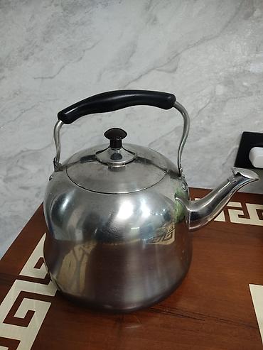 İçki texnikası: Məhsul: 2 ədəd çay qaynadan 1) Klassik metal çaydan - Material — 1