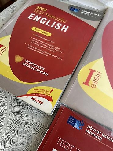 Testlər: Məhsul: DİM “Test Toplusu – English” (İngilis dili) kitabları dəsti — 5