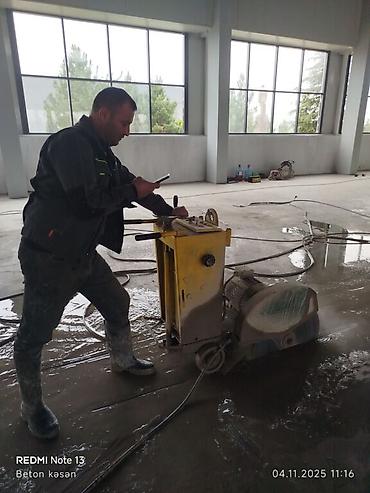 Beton işləri: #Betonkesme #betondeşmə Beton kubik kərpic - dən kəsim deşim — 2