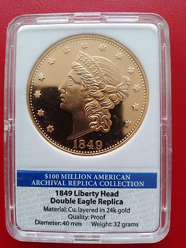 Məhsul: 1849 Liberty Head Double Eagle Replica – “$100 Million