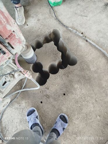 Beton işləri: Beton kəsmə beton deşmə xidməti Karot - HILTI DD 200 / 350 ilə 25 ° — 5