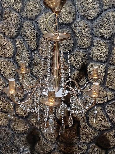 kucə isiqlari: Çılçıraq, 6 lampa, Metal — 3