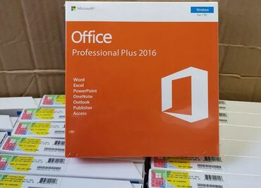 Digər kompüter aksesuarları: Microsoft Office lisenziyasi orginal Microsoft Office 2016 Microsoft