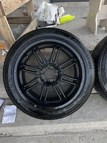 Шиналар жана дисктер: Дөңгөлөктөр монтажда 245 / 45 / R 18, Жай, Колдонулган, Комплект, Жеңил унаалар, Куйма, тешиктери - 5 — 2