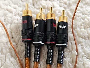 Druga oprema za računare i laptopove: Eagle RCA Činč Interconnect Kabl Stereo RCA interkonekt kabl (2x RCA — 10