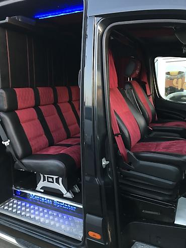 Обшивка гипсокартоном: Переоборудование и перетяжка салона микроавтобусов (Mercedes Sprinter — 1