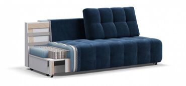 Прямые диваны: Диван BOSS 2.0 MINI велюр Monolit сталь, Габариты (ШхГхВ)203x100x93 см — 8